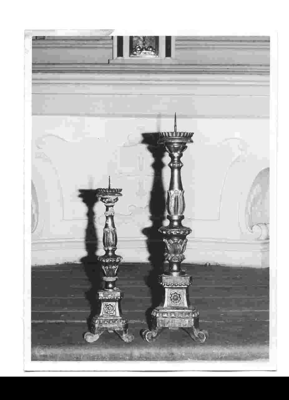 candeliere, serie - bottega Italia centrale (sec. XIX)