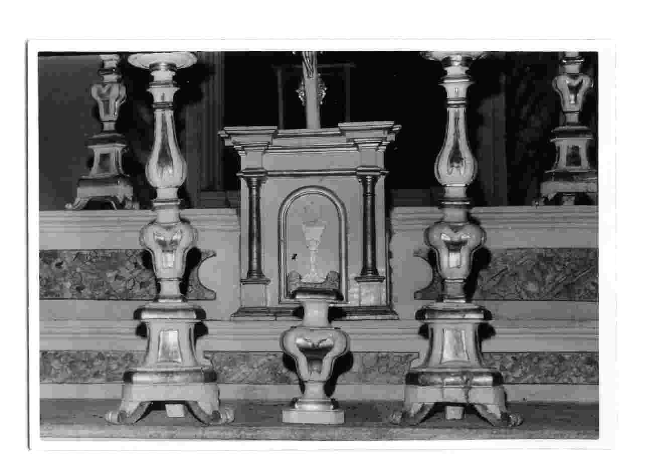 candeliere, serie - bottega Italia centrale (sec. XVIII)