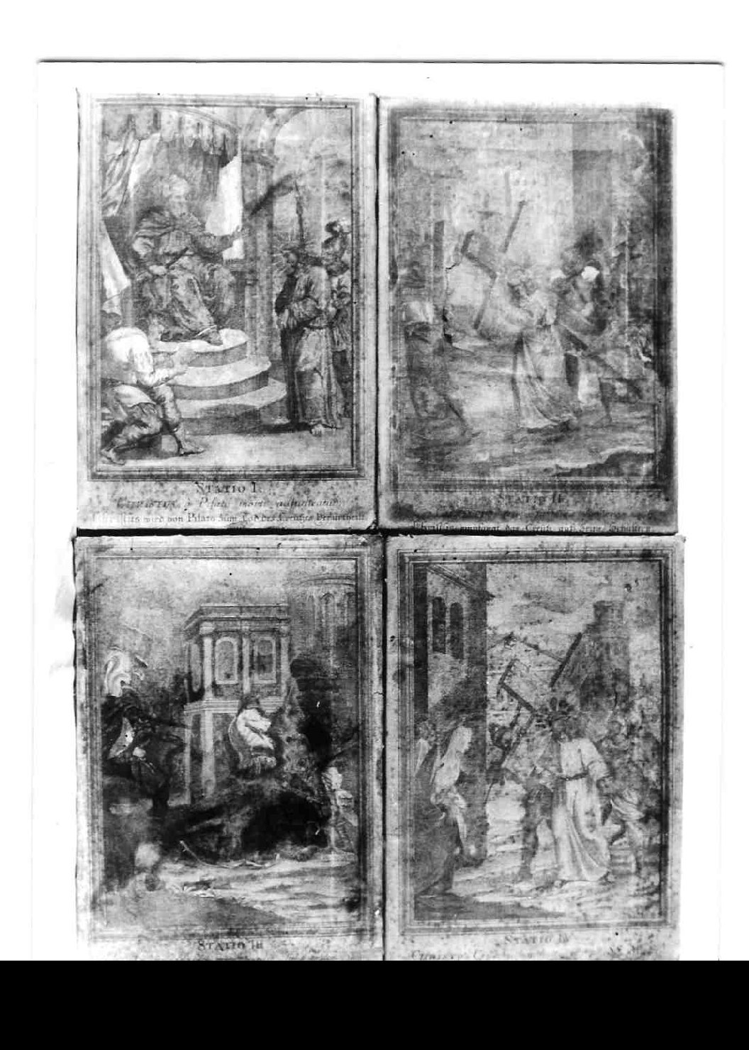 Via Crucis, elemento d'insieme - bottega tedesca (sec. XVII)