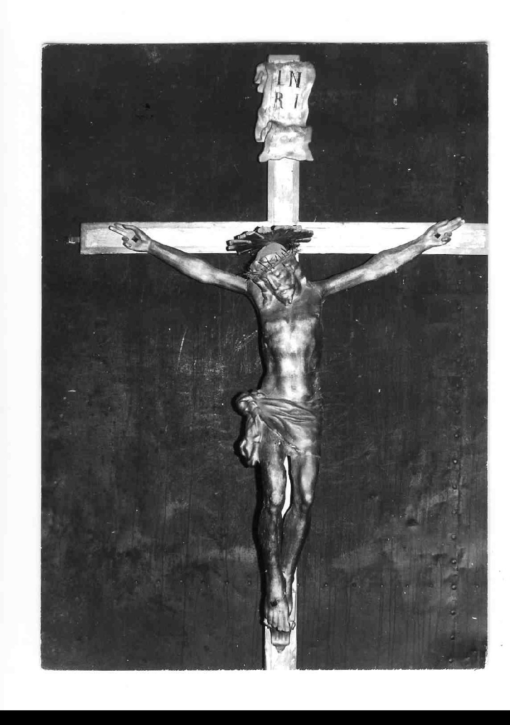 Cristo crocifisso (crocifisso, opera isolata) - bottega Italia centrale (sec. XVIII)