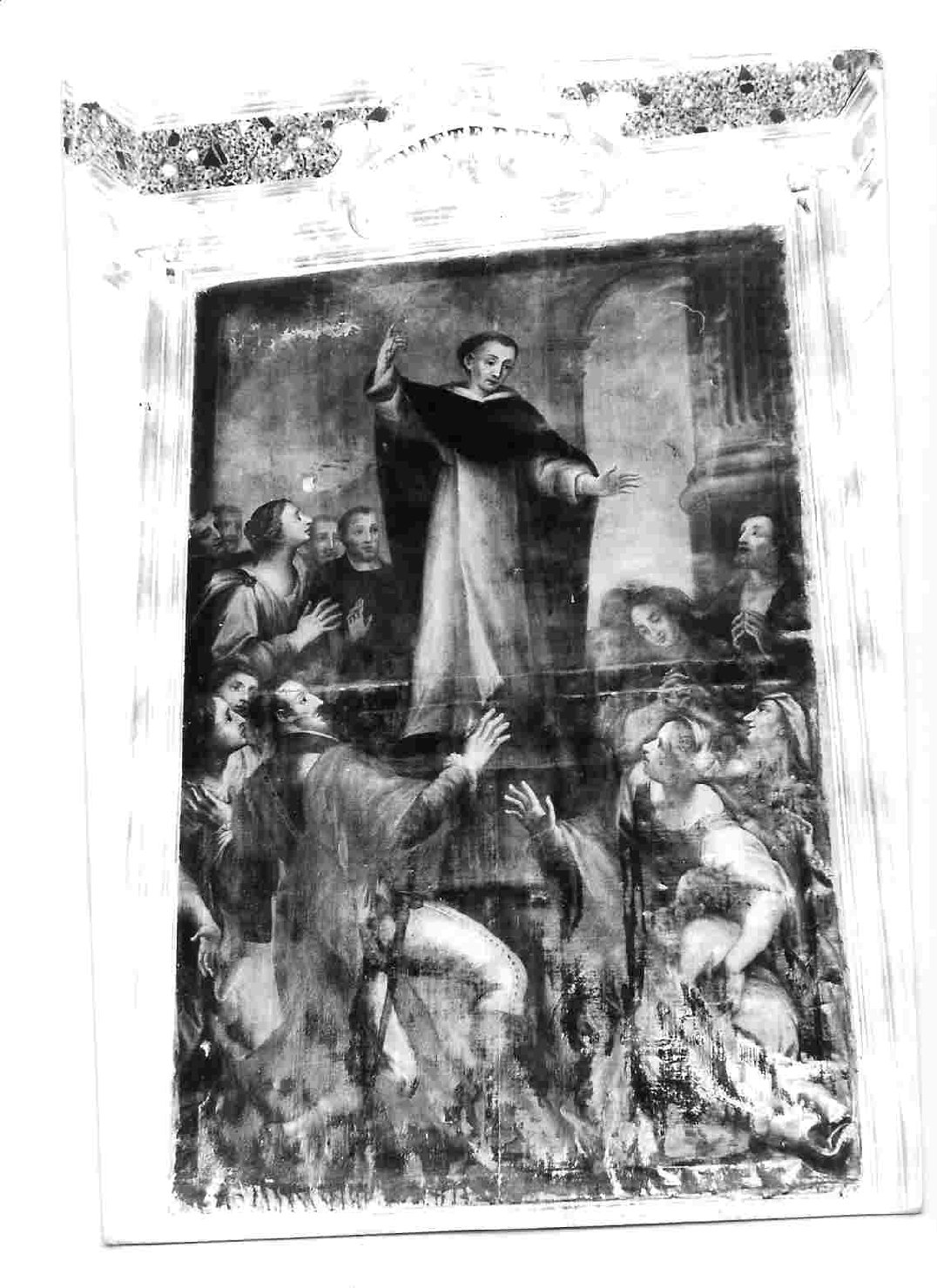 San Vincenzo Ferrer predica (dipinto, opera isolata) - ambito Italia centrale (metà sec. XVII)