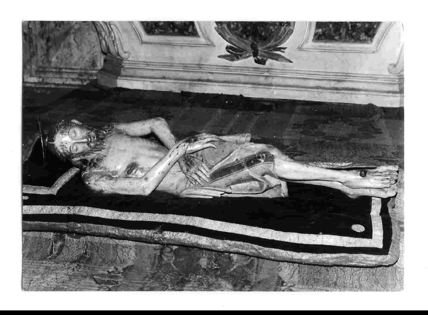 Cristo morto (scultura, opera isolata) - bottega umbra (sec. XVII)