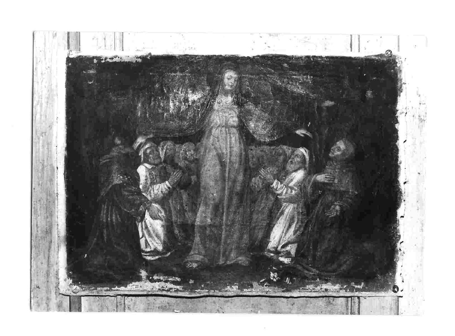 Madonna della Misericordia (dipinto, opera isolata) - ambito umbro (sec. XV)