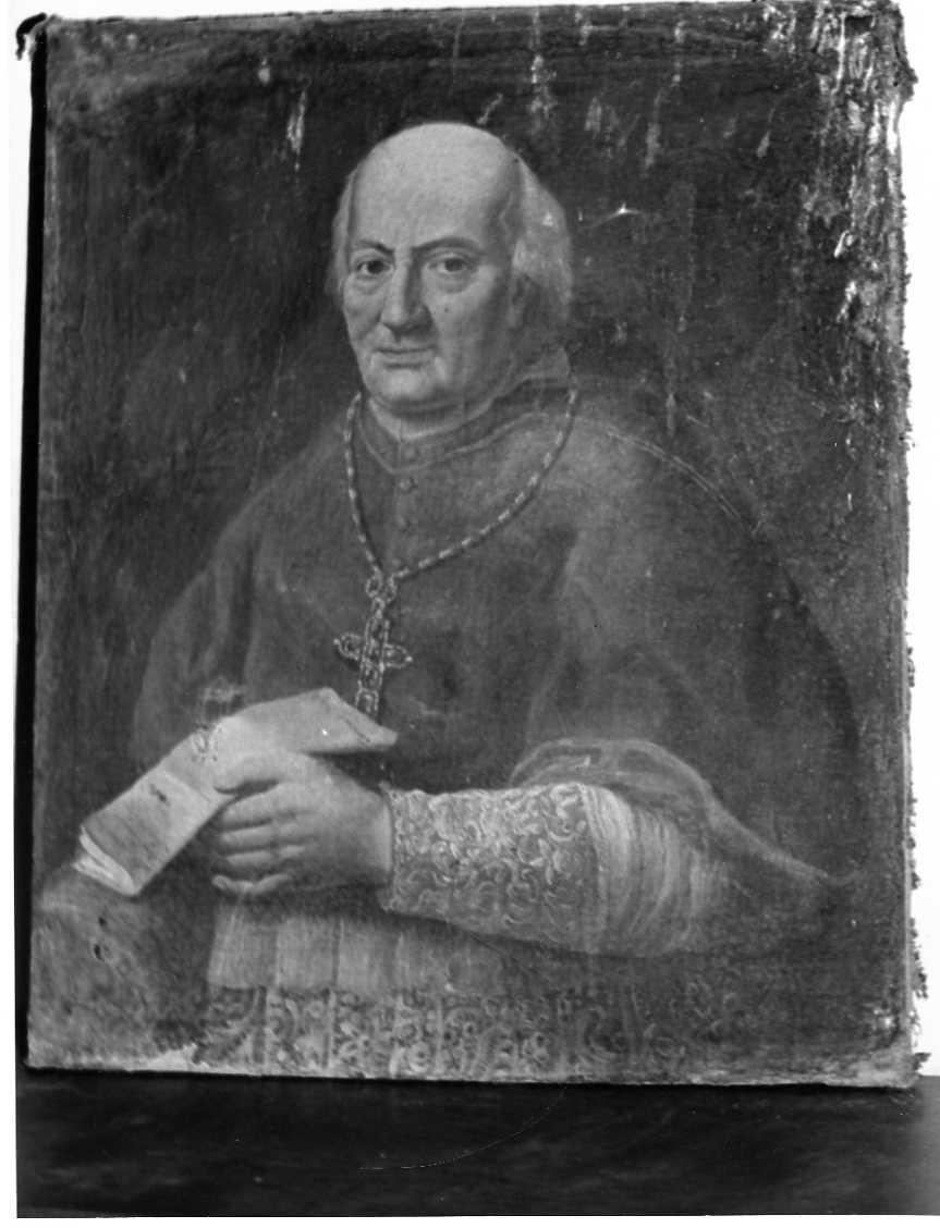 ritratto di ecclesiastico (dipinto, opera isolata) - ambito umbro (sec. XVIII)