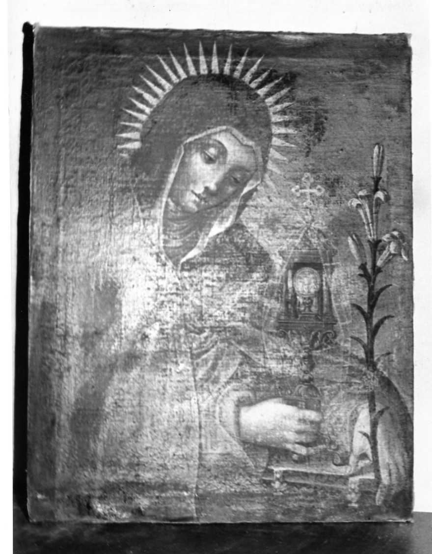 Santa Chiara (dipinto, opera isolata) - ambito umbro (sec. XVI)