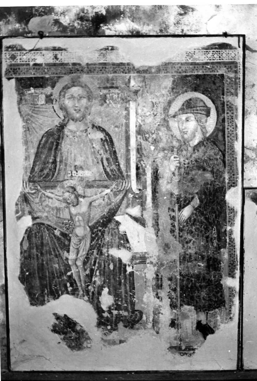 adorazione della Trinità (dipinto, opera isolata) - ambito umbro (sec. XIV)