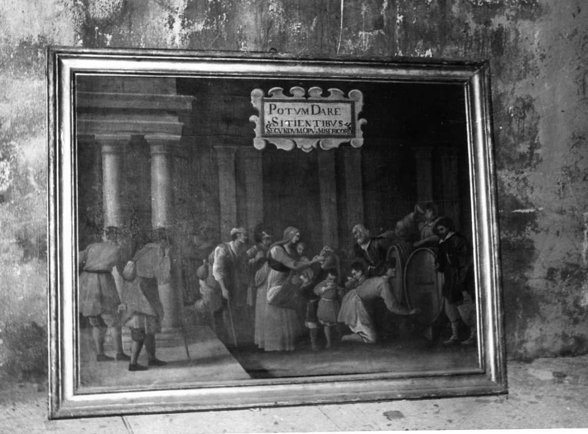 allegoria della Misericordia (dipinto, elemento d'insieme) di Barbiani Bartolomeo (sec. XVII)