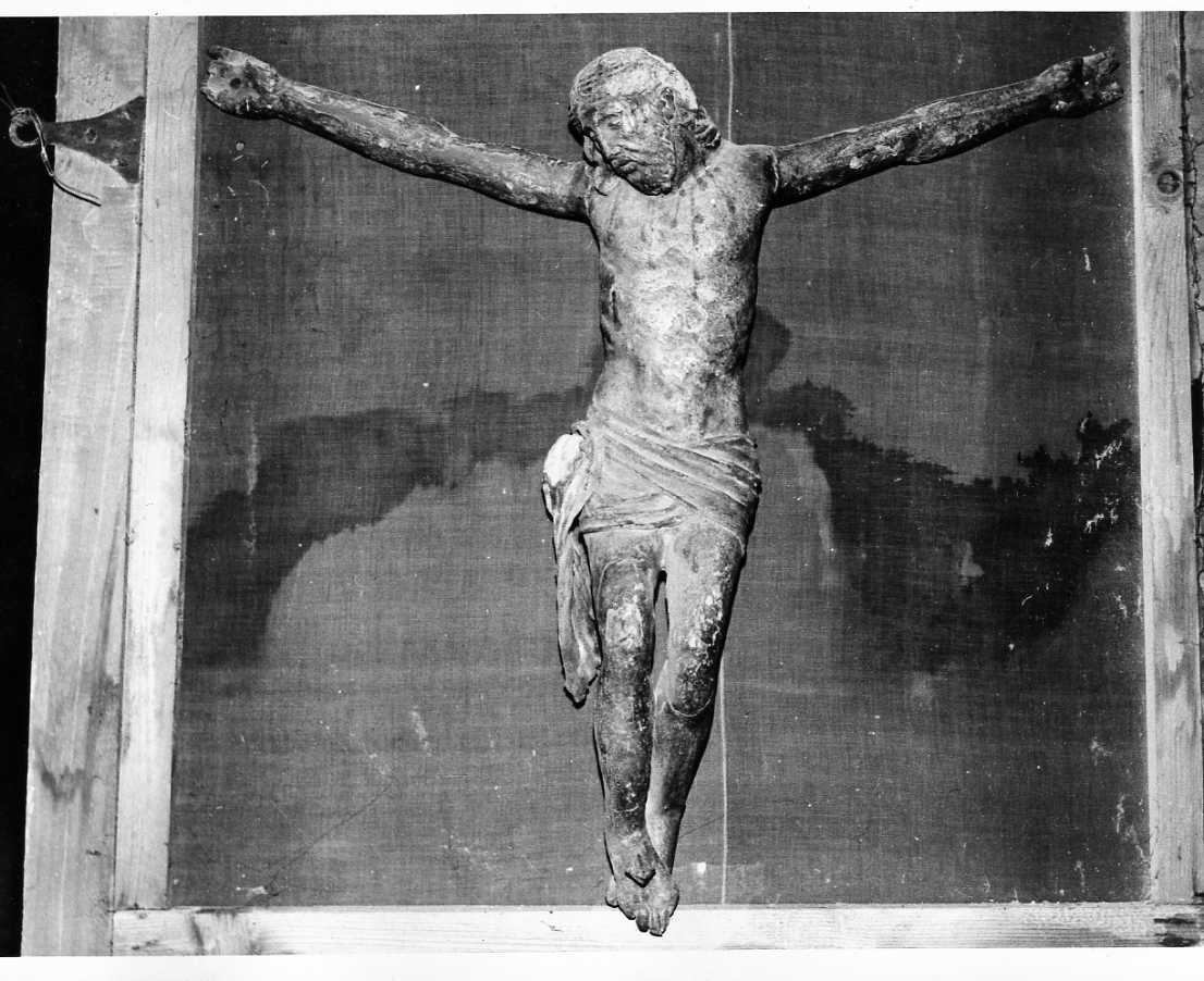 Cristo crocifisso (scultura, opera isolata) - bottega umbra (secc. XVI/ XVII)