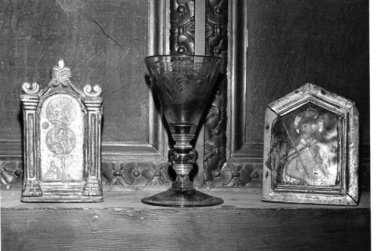 bicchiere, opera isolata - bottega umbra (sec. XIX)