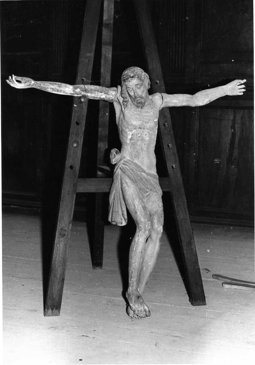 Cristo crocifisso (scultura, opera isolata) - bottega umbra (secc. XV/ XVI)