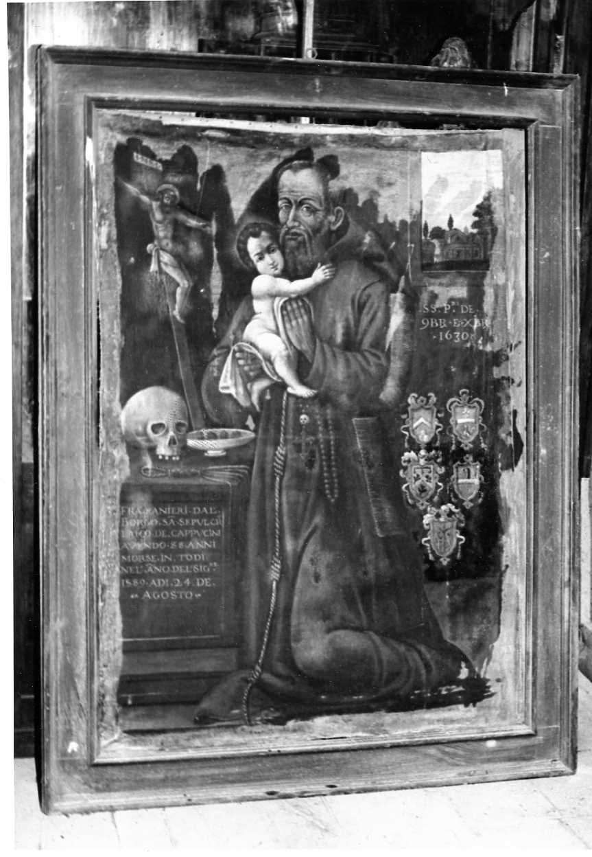 ritratto di ecclesiastico (dipinto, opera isolata) di Sensini Pietro Paolo (attribuito) (sec. XVII)