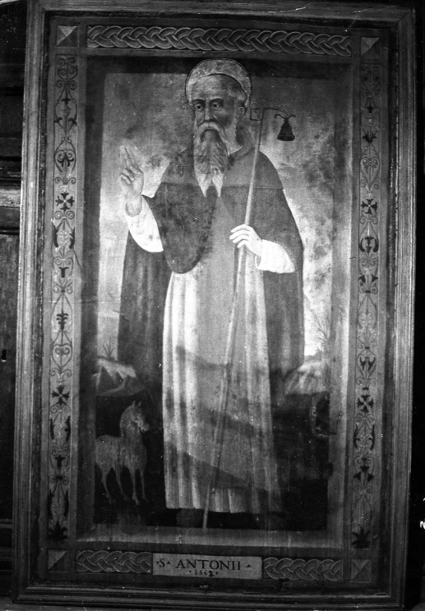 Sant'Antonio Abate (dipinto, opera isolata) - ambito umbro (sec. XVI)