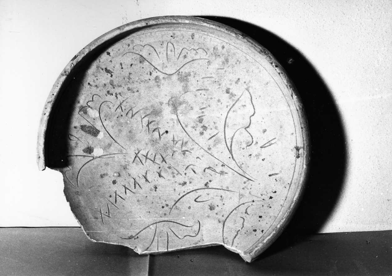 coppa, frammento - bottega umbra (sec. XVI)