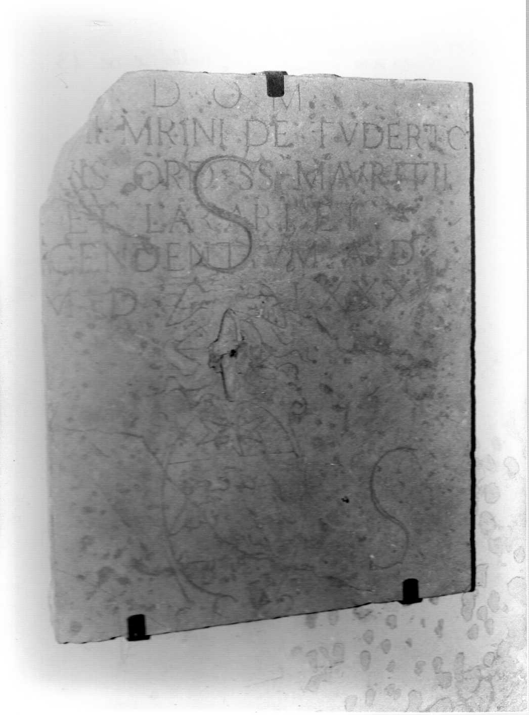 lapide terragna - bottega Italia centrale (sec. XVI)