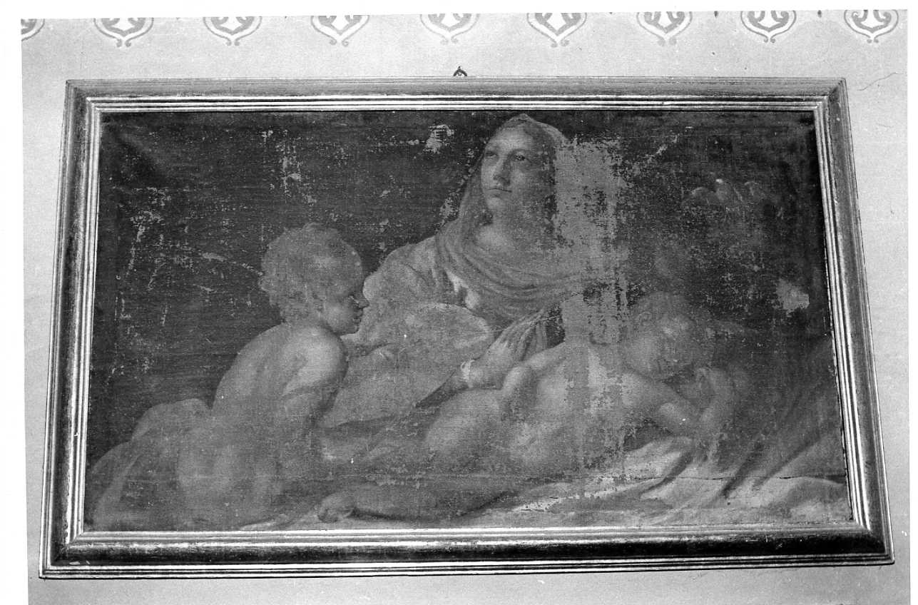 Madonna con Bambino e San Giovannino (dipinto, opera isolata) - ambito umbro (sec. XVIII)