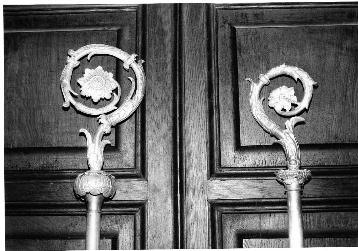 riccio di pastorale - a girale vegetale, opera isolata - ambito umbro (sec. XVIII)