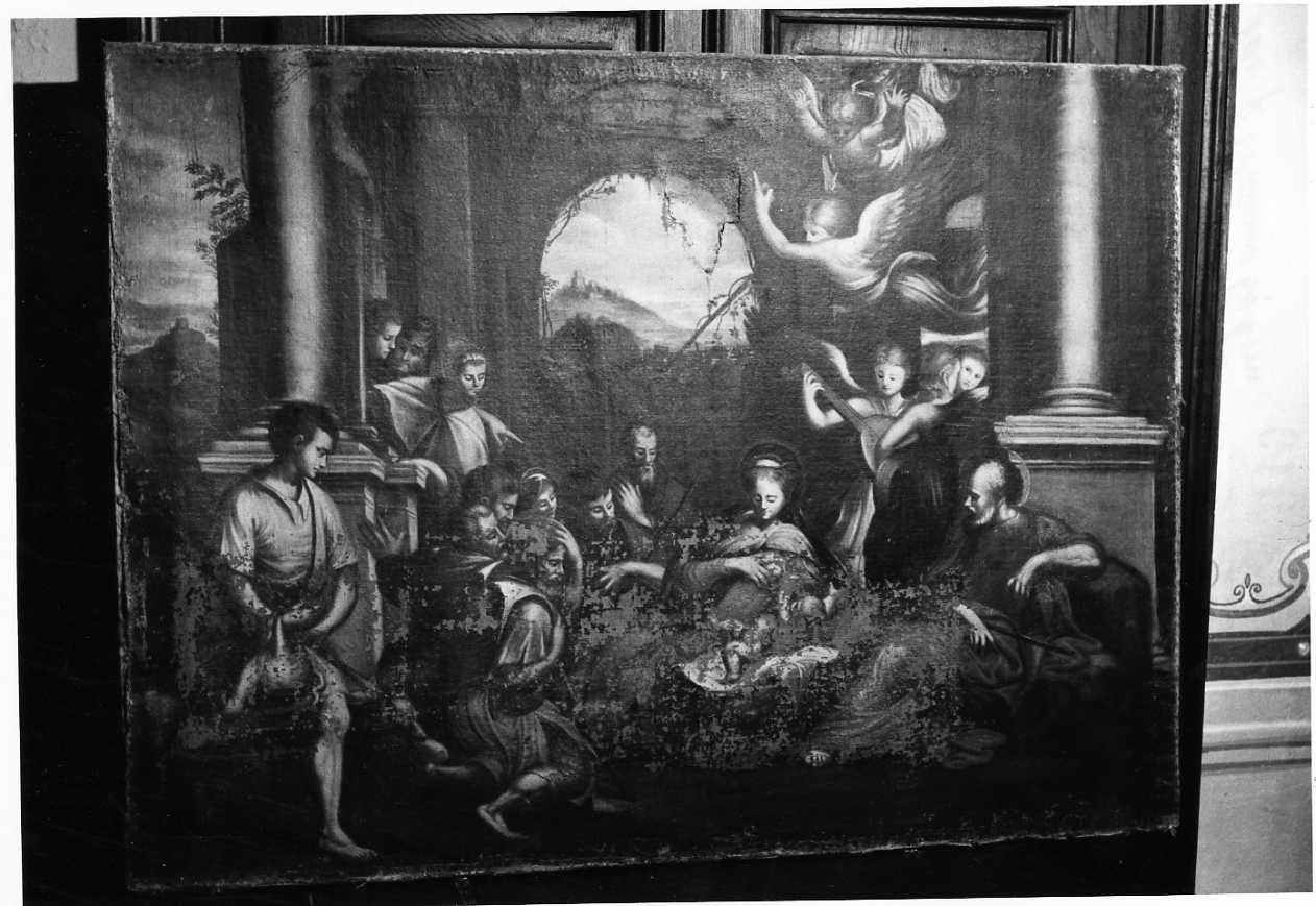 natività di Gesù (dipinto, opera isolata) - ambito umbro (sec. XVII)