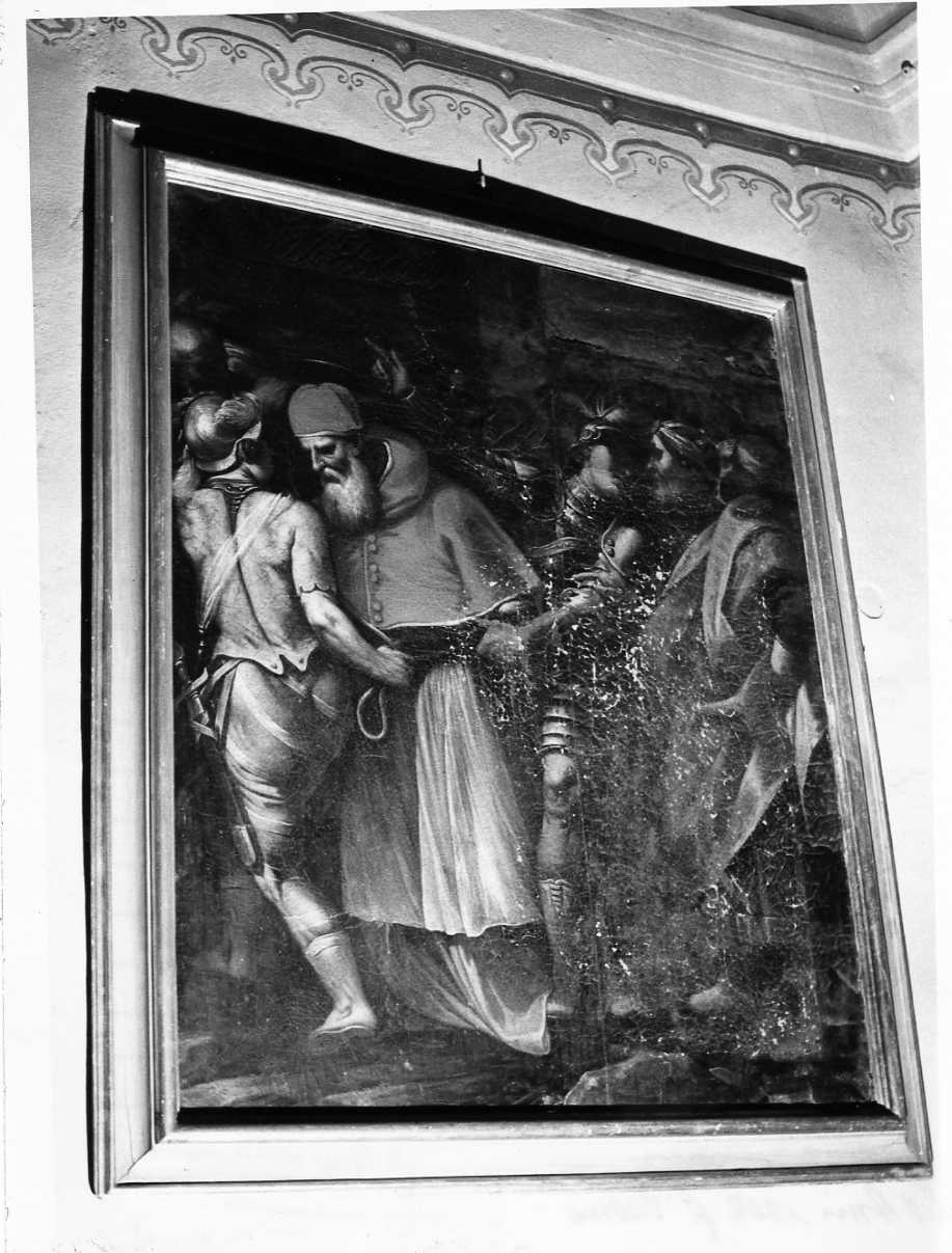 Cattura di San Martino (dipinto, opera isolata) - ambito umbro (sec. XVII)