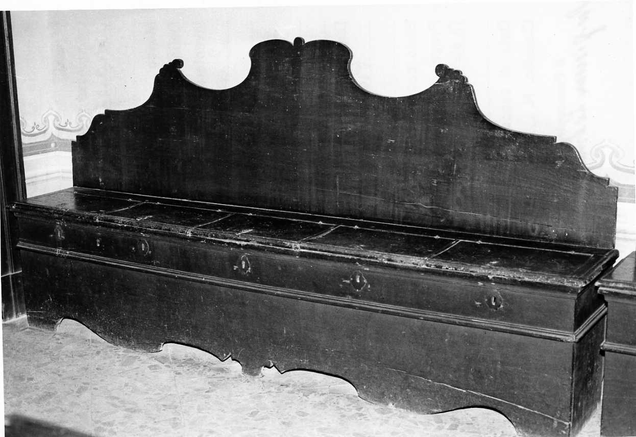 cassapanca, coppia - ambito umbro (sec. XVIII)