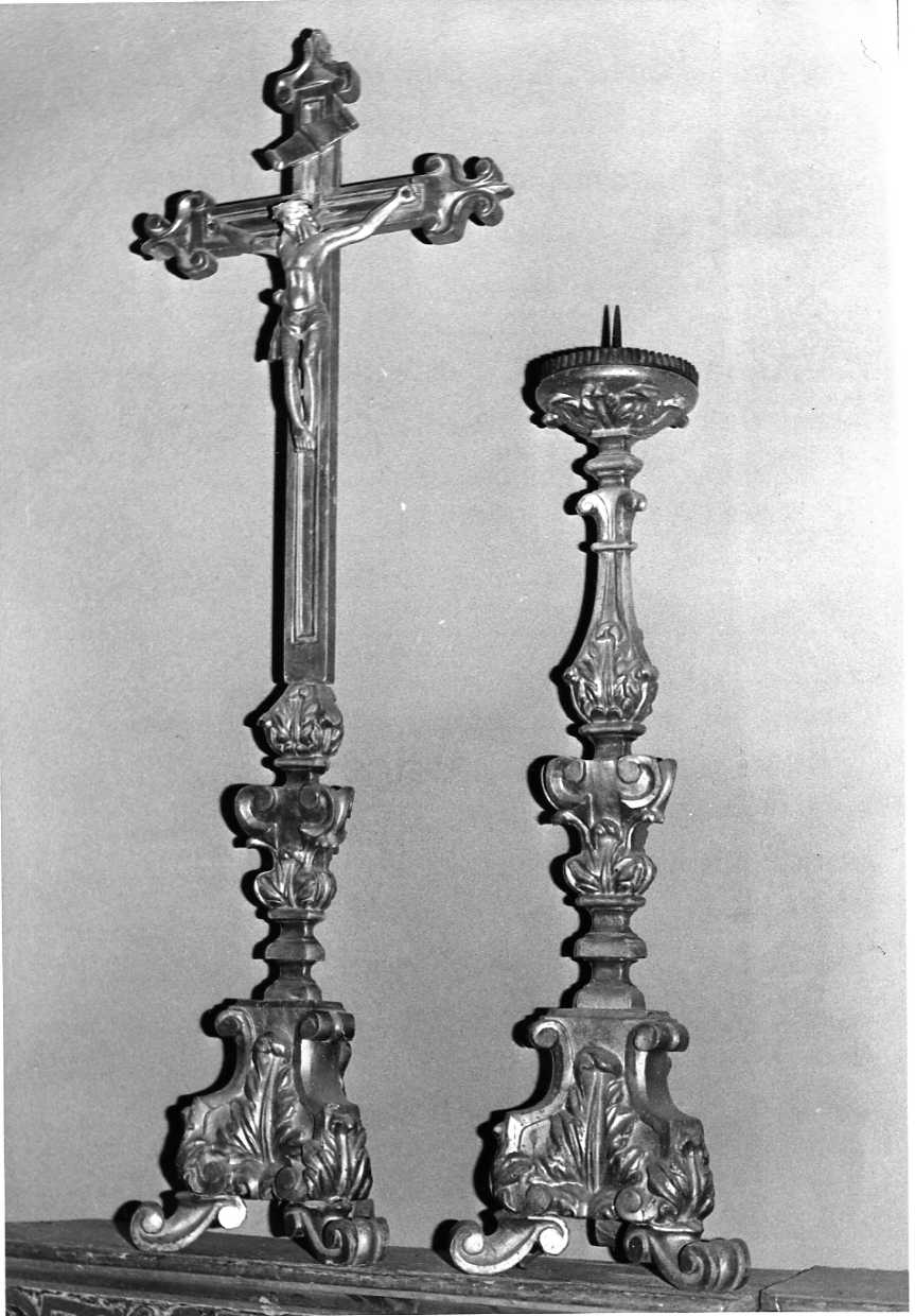 croce d'altare, opera isolata - ambito umbro (sec. XVIII)