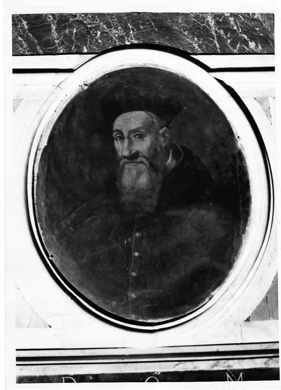 ritratto di ecclesiastico (dipinto, opera isolata) di Carracci Annibale (seconda metà sec. XVI)