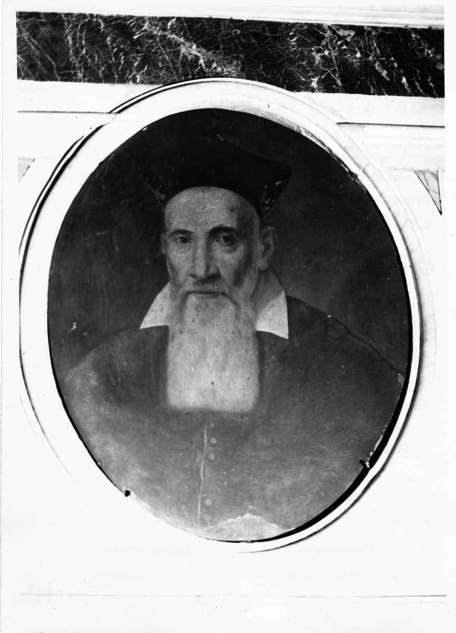 ritratto di ecclesiastico (dipinto, opera isolata) di Carracci Annibale (seconda metà sec. XVI)