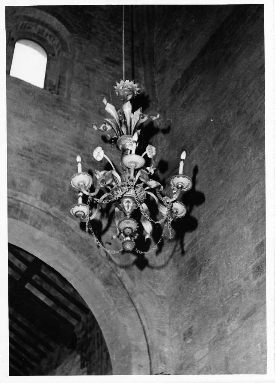 lampadario - a bracci, elemento d'insieme - ambito umbro (fine sec. XVIII)