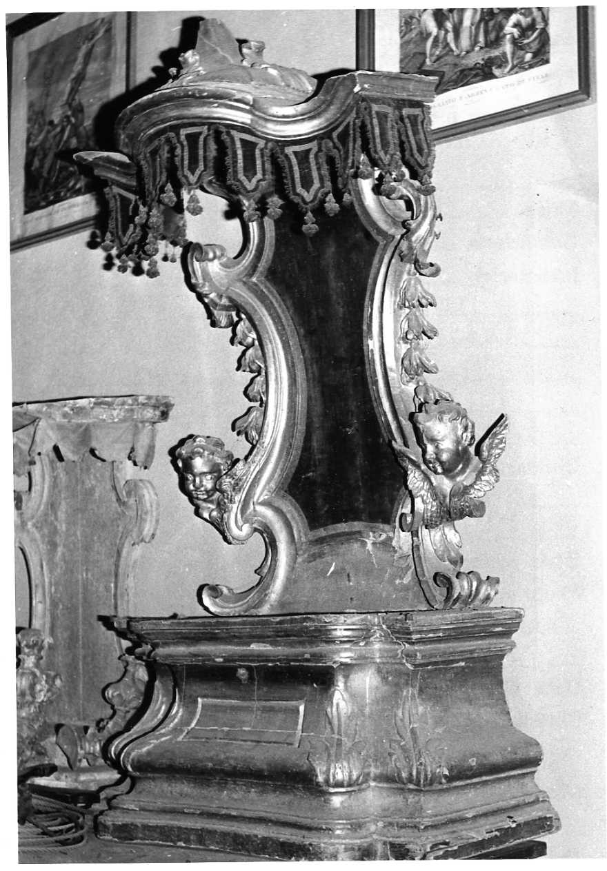 tronetto per esposizione eucaristica, opera isolata - ambito umbro (sec. XVIII)