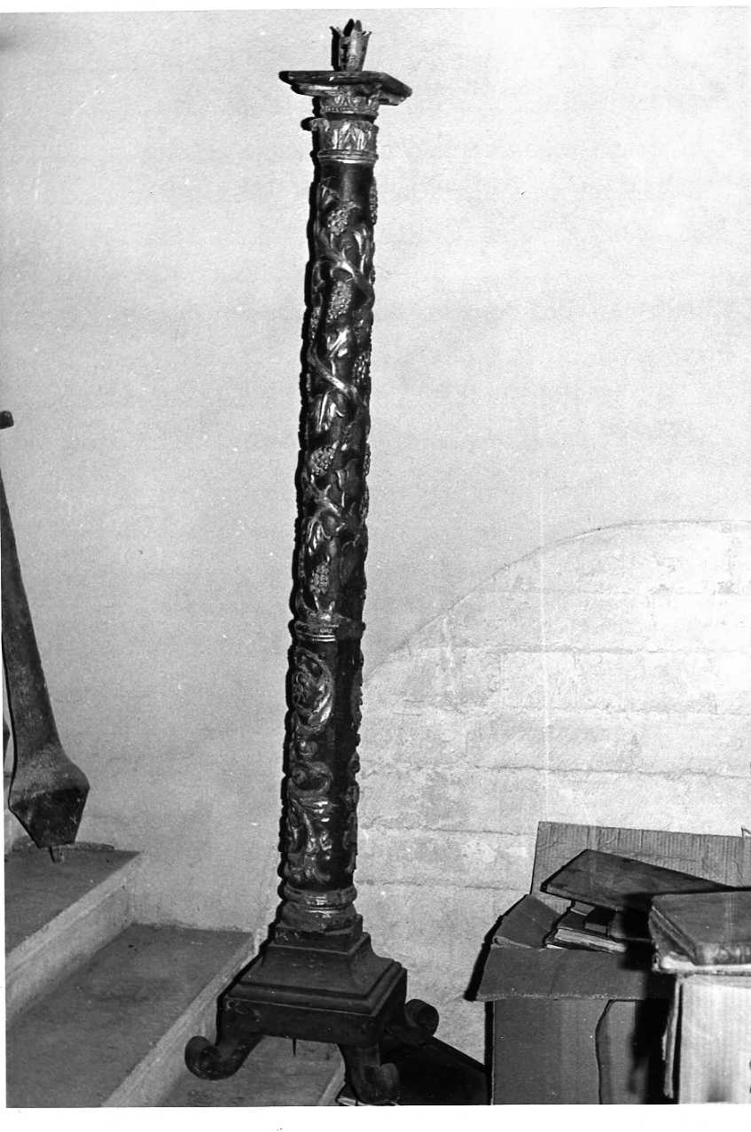 cero processionale, elemento d'insieme - ambito umbro (sec. XVII)