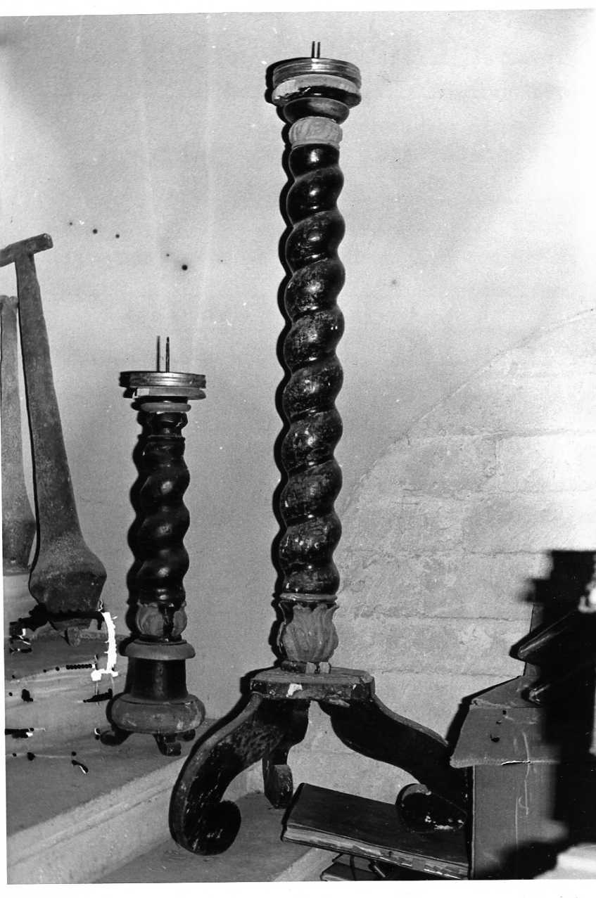 cero processionale, elemento d'insieme - ambito umbro (sec. XVII)