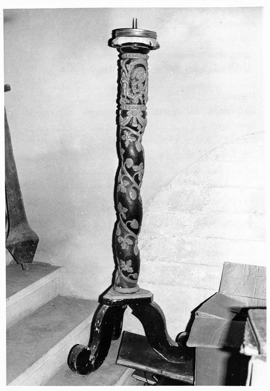 cero processionale, elemento d'insieme - ambito umbro (fine sec. XVI)