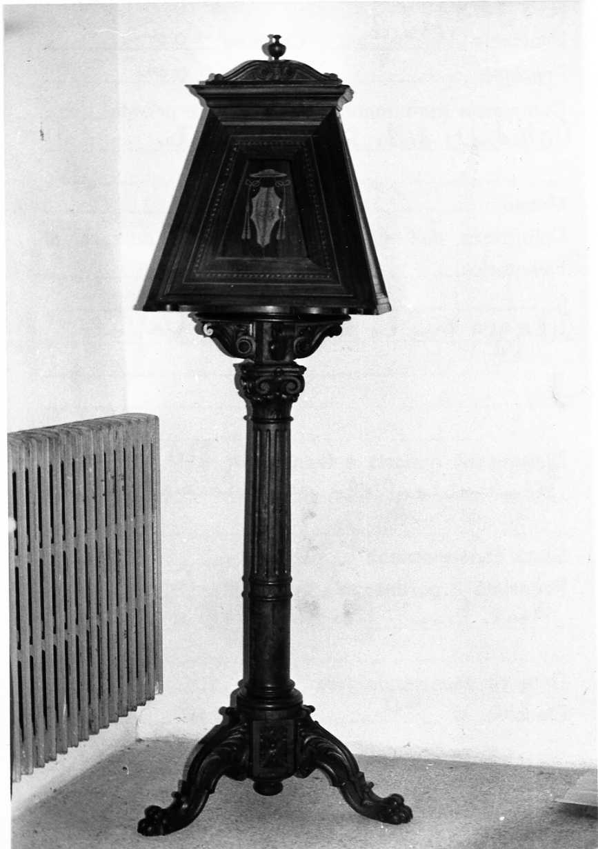 leggio, opera isolata - ambito umbro (sec. XVII)