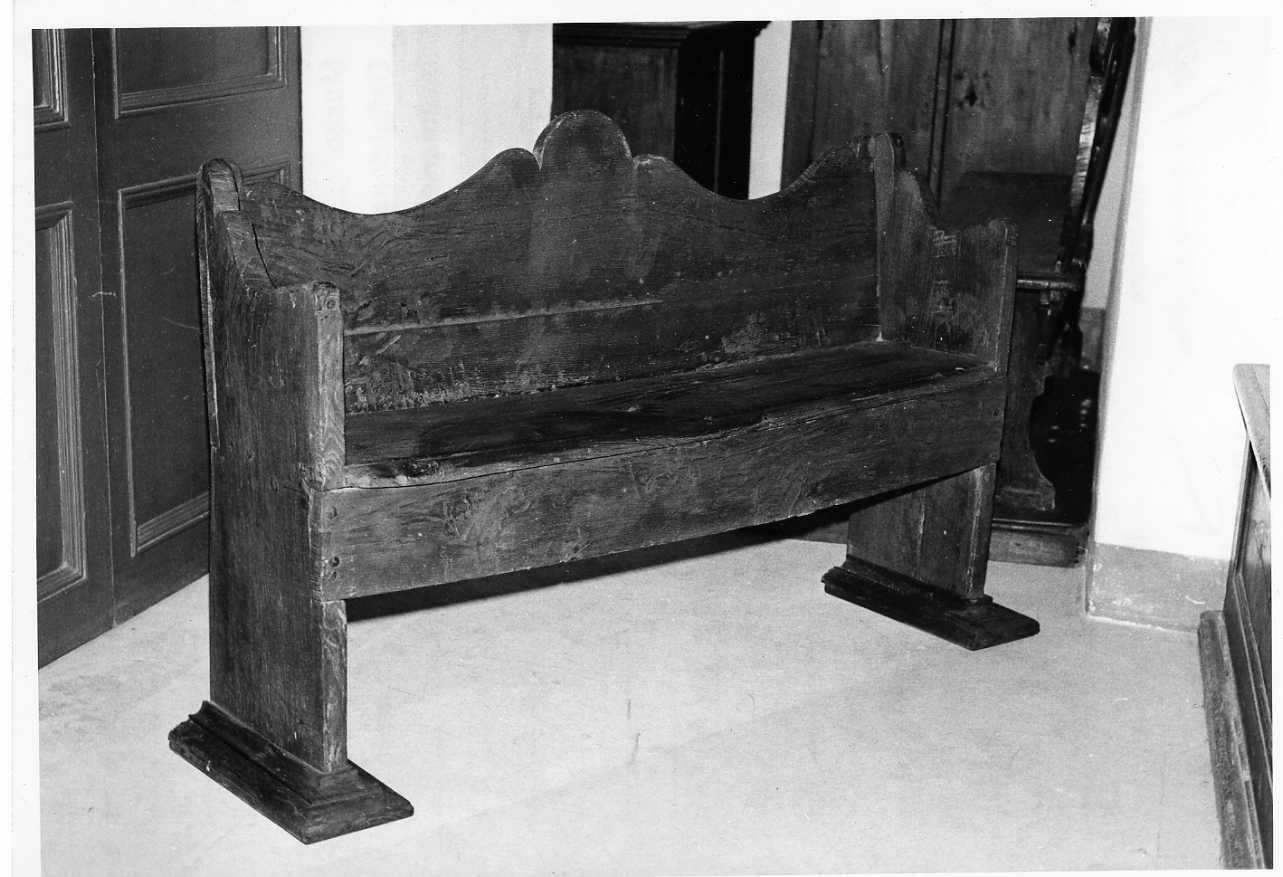 sedile di confraternita - ambito umbro (sec. XVI)