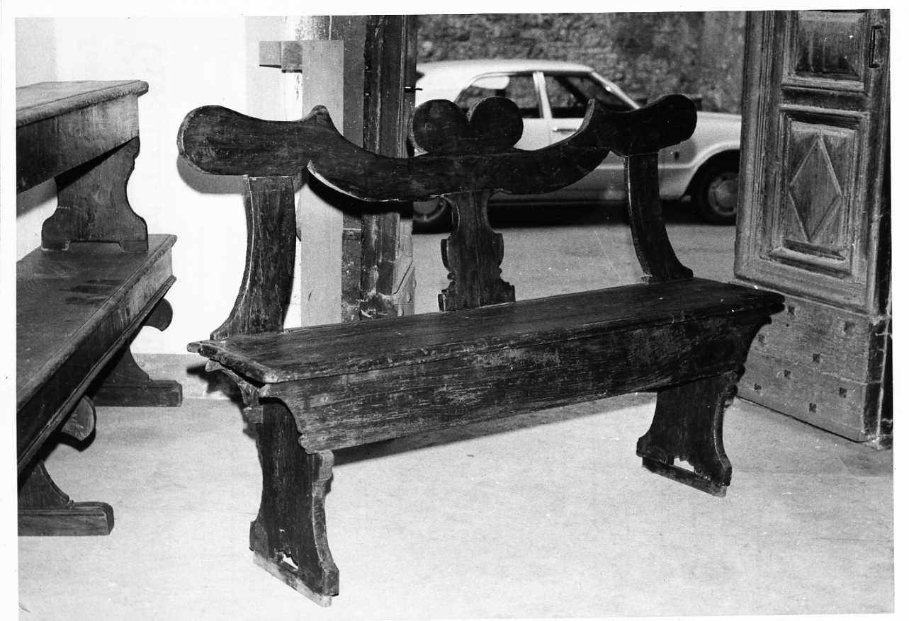 panca, opera isolata - ambito umbro (sec. XVII)