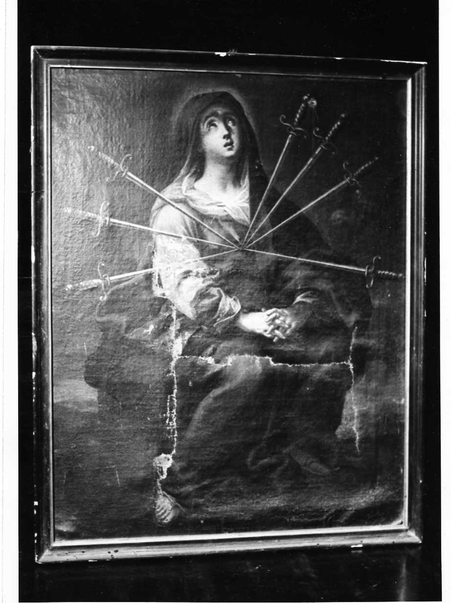 Madonna Addolorata (dipinto, opera isolata) - ambito umbro (sec. XVII)