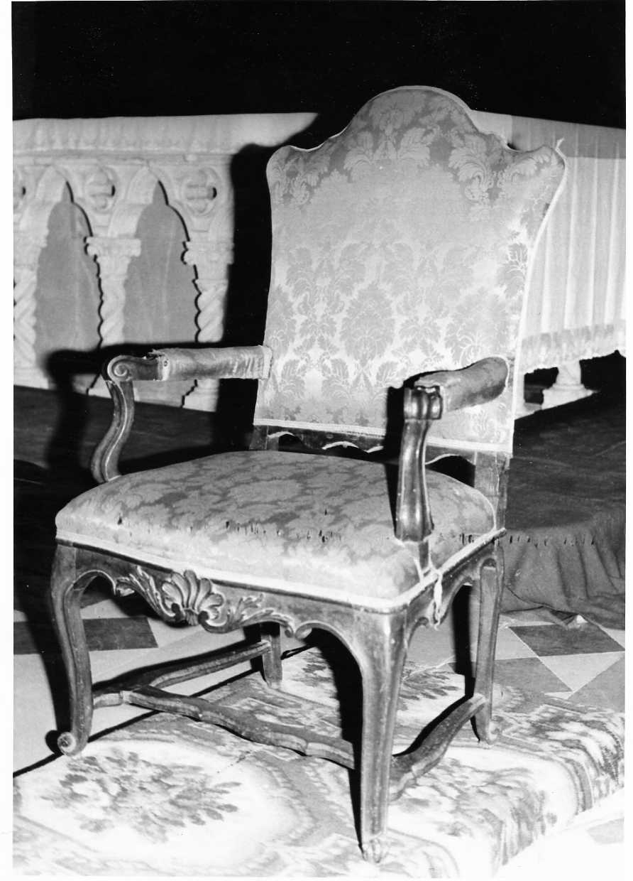 poltrona, opera isolata - ambito umbro (sec. XVII)