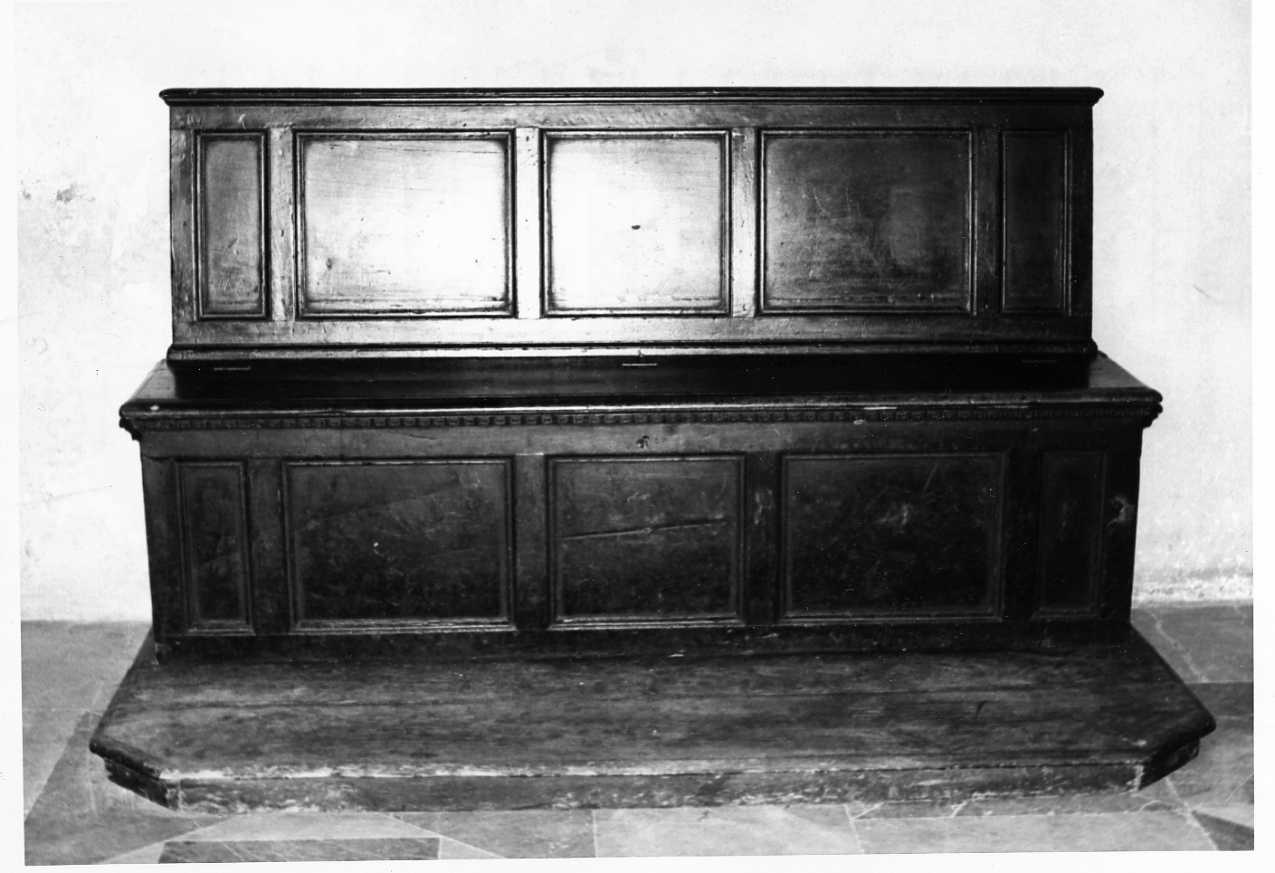 panca, opera isolata - ambito umbro (sec. XVII)