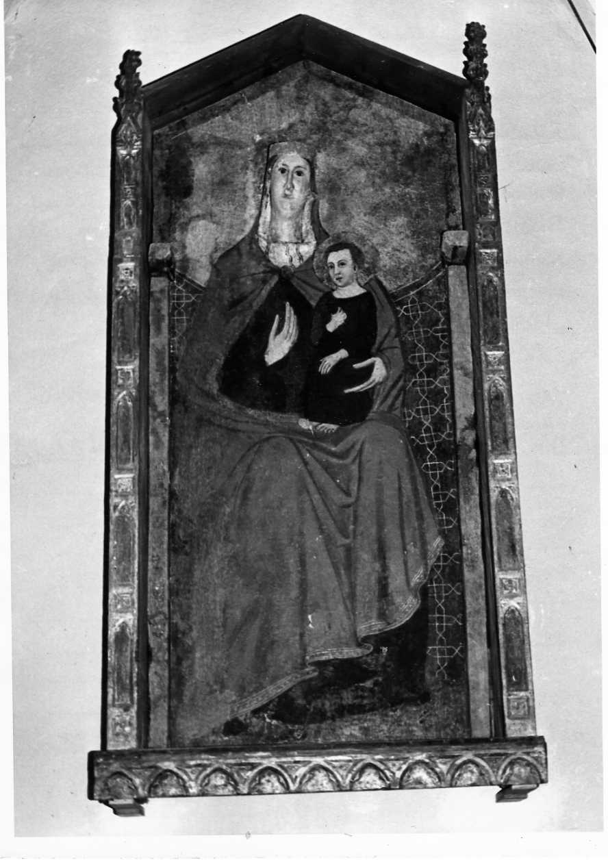 Madonna con Bambino in trono (dipinto, opera isolata) - ambito umbro (primo quarto sec. XIV)