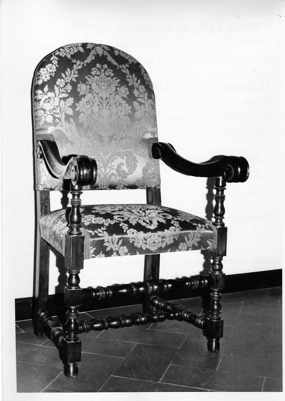 poltrona, serie - ambito umbro (sec. XVII)