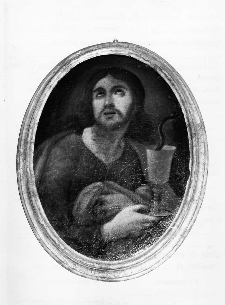 San Giovanni Evangelista beve dal calice avvelenato (dipinto, opera isolata) - ambito umbro (sec. XVII)