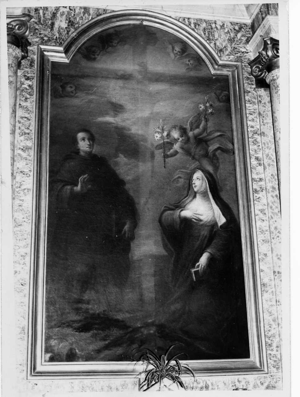 San Filippo e Santa Giuliana (dipinto, opera isolata) - ambito umbro (sec. XVII)