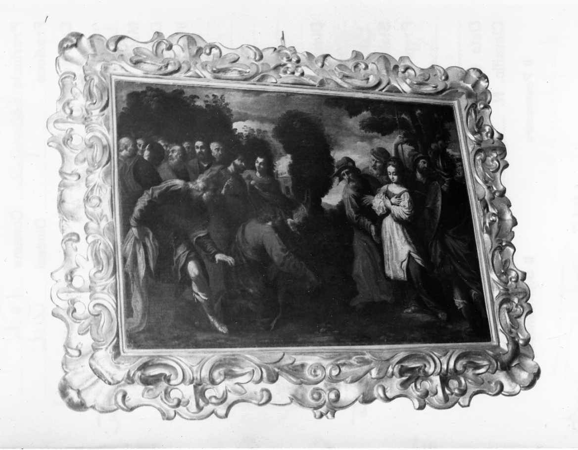 scena biblica (dipinto, opera isolata) - ambito umbro (sec. XVII)