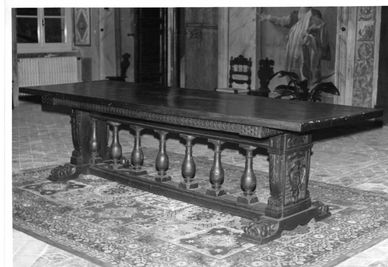 tavolo, opera isolata - bottega Italia centrale (sec. XIX)