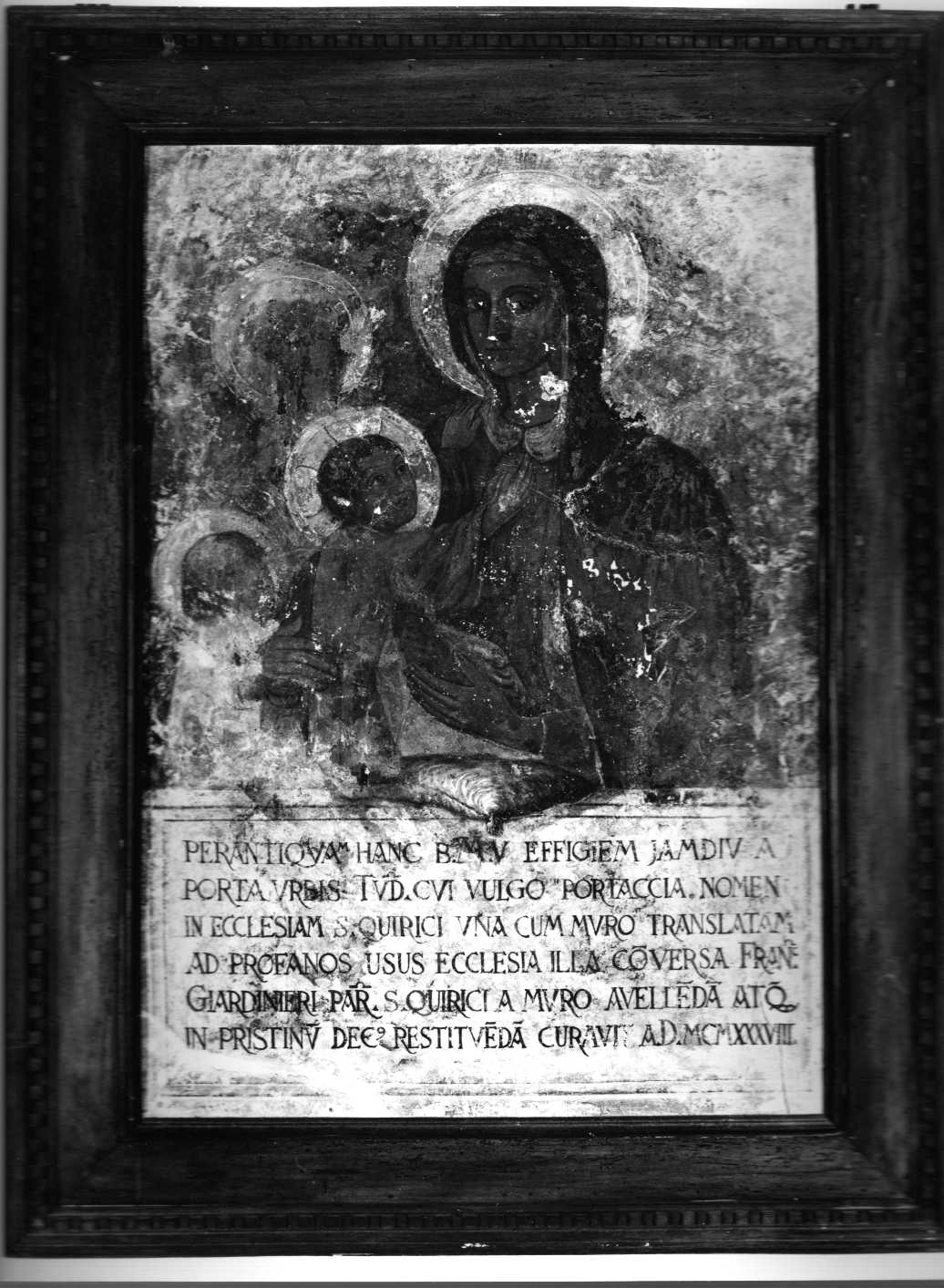 Madonna con Bambino e Santi (dipinto, opera isolata) - ambito Italia centrale (sec. XIII)