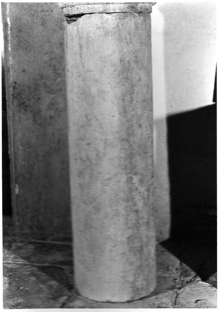 colonna, frammento - bottega Italia centrale (sec. I)