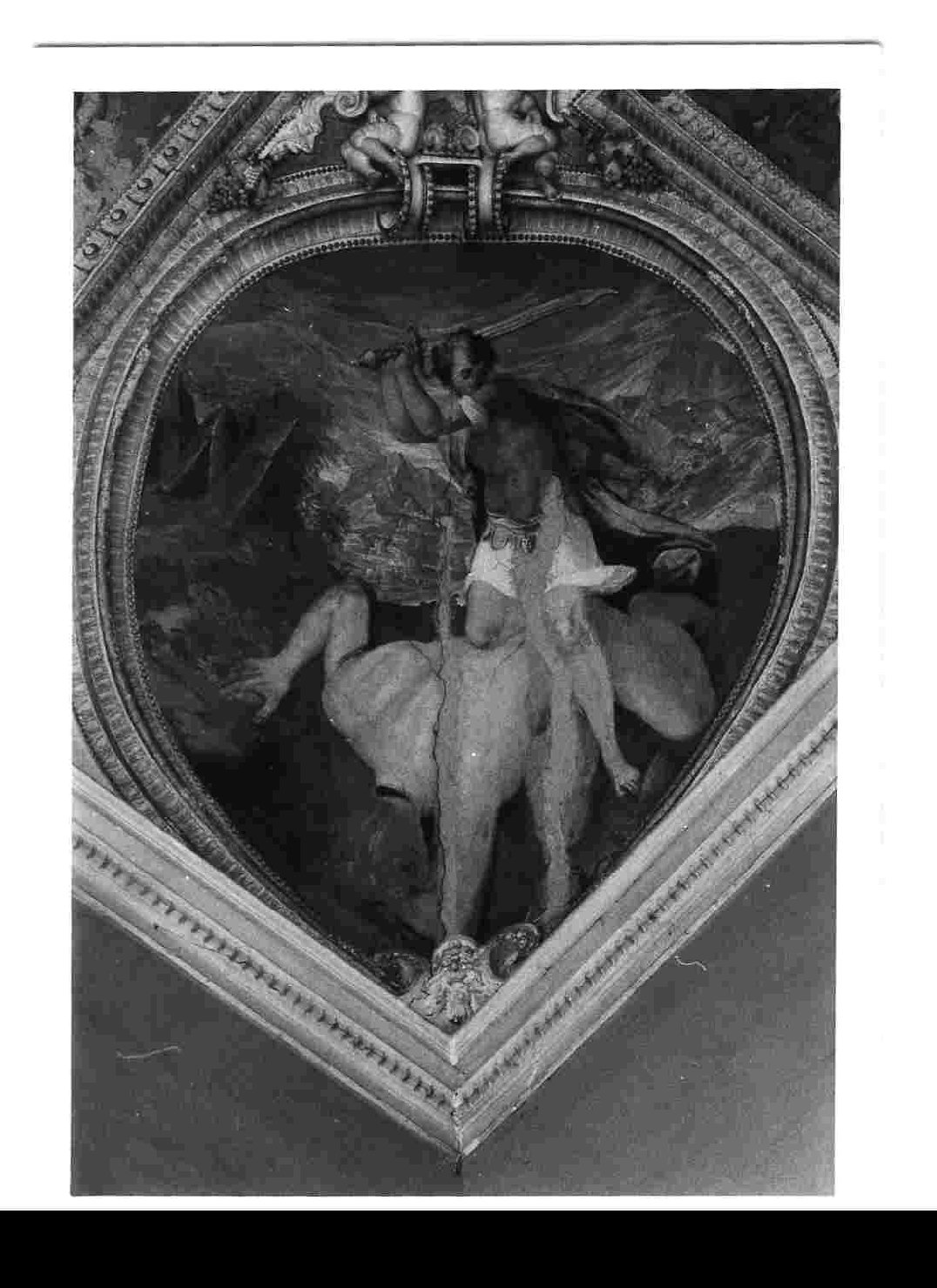 David e Golia (dipinto, elemento d'insieme) - ambito Italia centrale (metà sec. XVI)