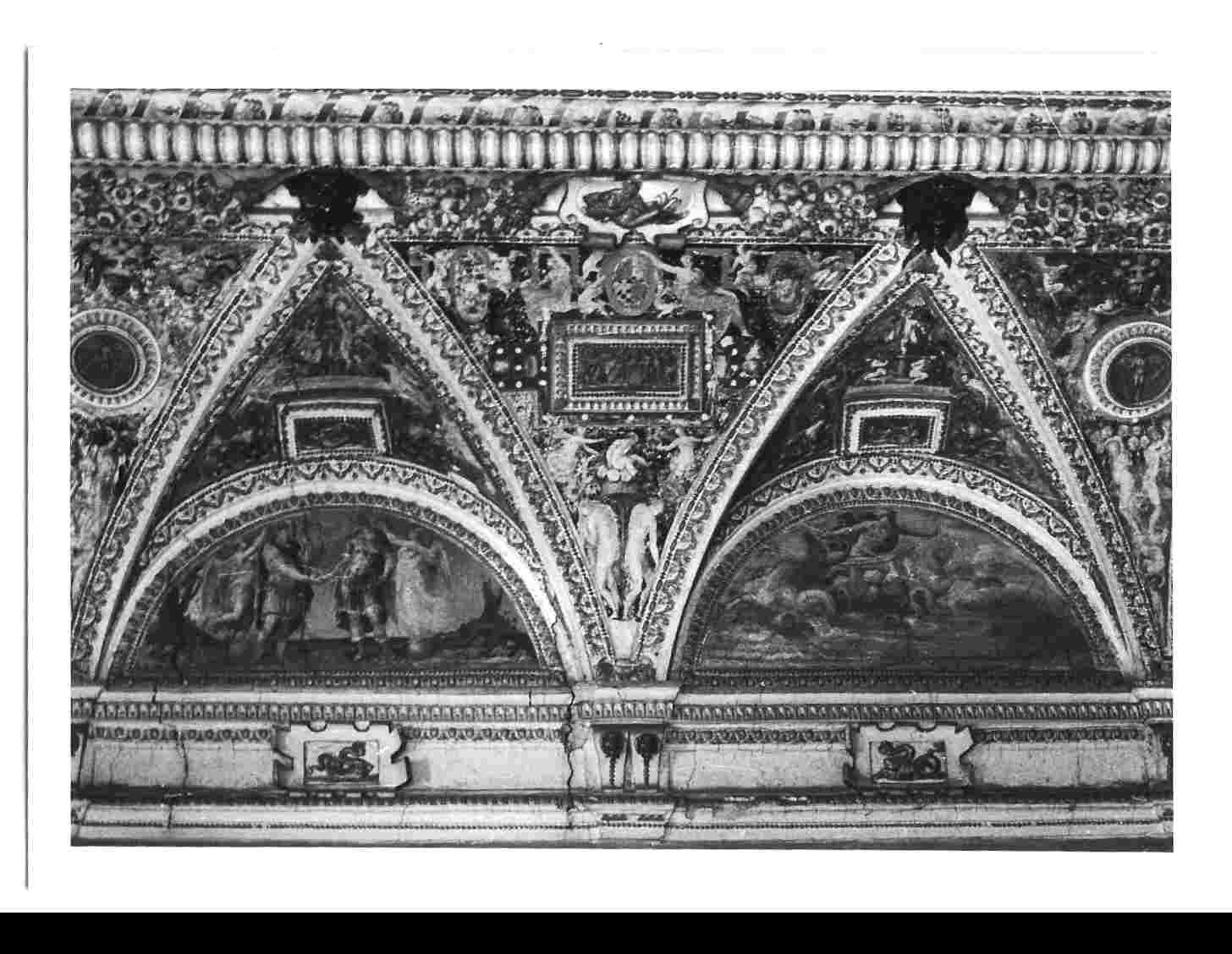 grottesche (dipinto, opera isolata) di Fontana Prospero (attribuito) (sec. XVI)