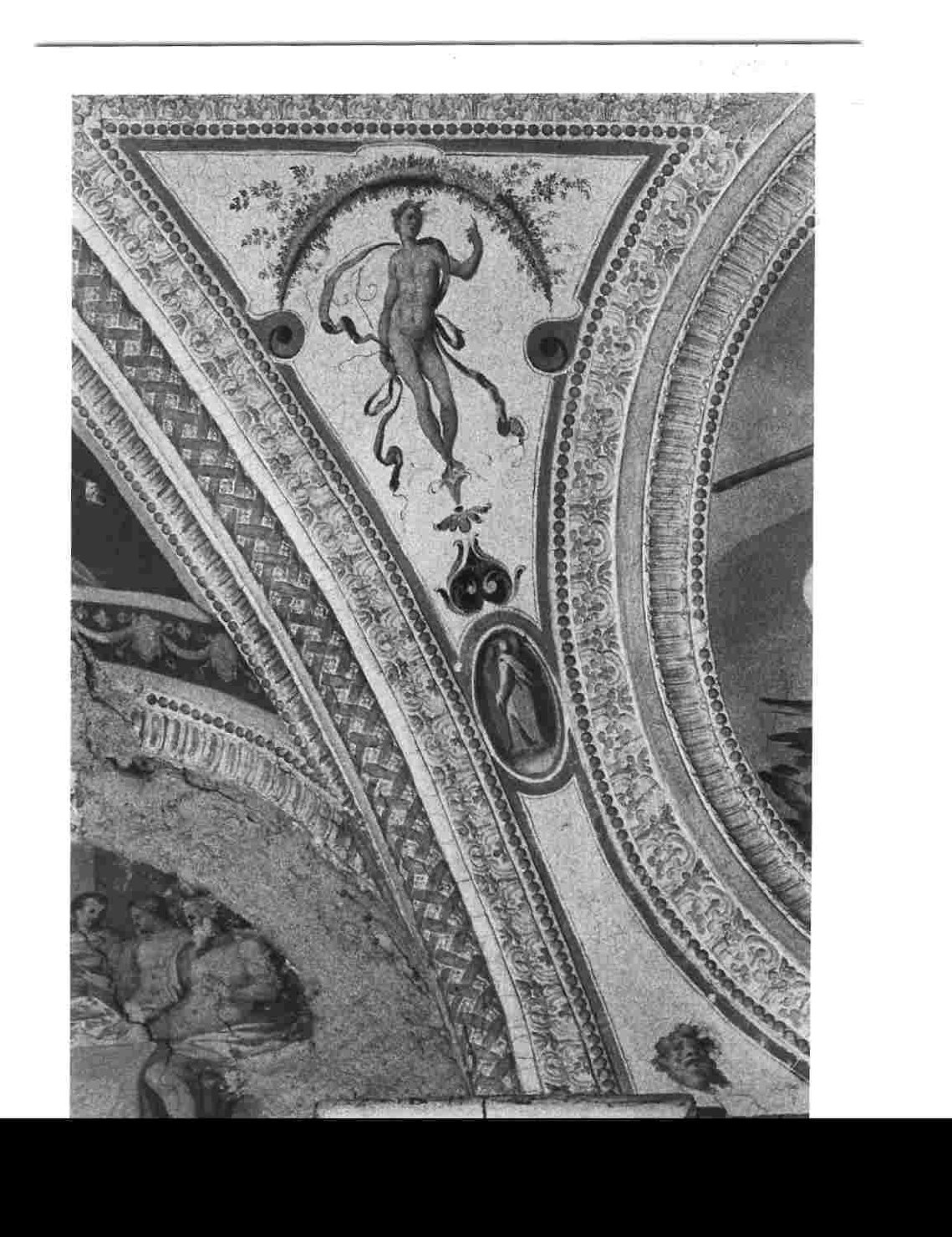 grottesche (dipinto, elemento d'insieme) - ambito Italia centrale (metà sec. XVI)