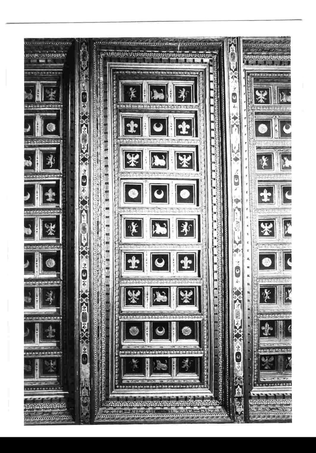 soffitto a cassettoni, opera isolata - bottega umbra (metà sec. XVI)