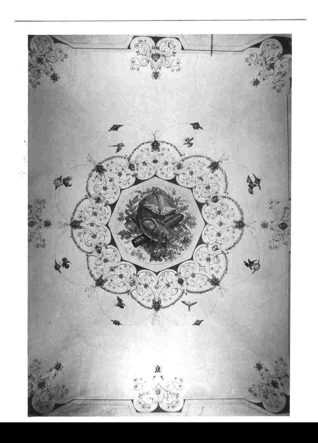 grottesche (dipinto, opera isolata) - ambito Italia centrale (fine/inizio secc. XIX/ XX)